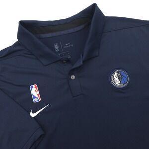 Nike Dallas Mavericks Official NBA‎ Men's L Golf Polo Shirt Dri-Fit  AV1772-419